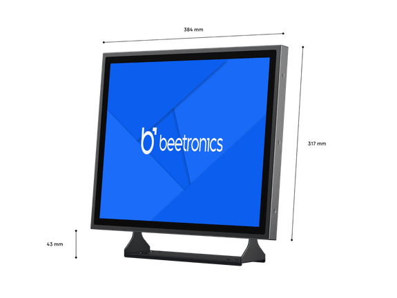 17 Tommer Touchskærm Metal (5:4)