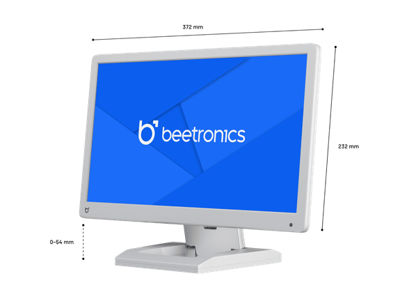 15 Tommer Skærm (Hvid)