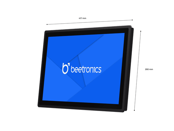 17 Tommer Touchskærm Metal (Høj Lysstyrke)