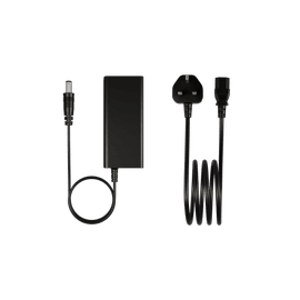 19V ekstern strømadapter, stik UK (til medicinske applikationer)