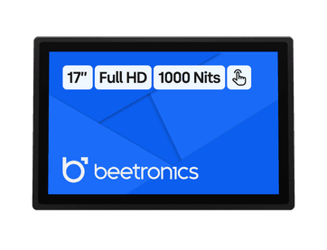 17 Tommer Touchskærm Metal (Høj Lysstyrke)