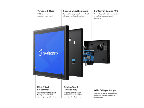 10 Tommer Touchskærm Metal (4:3)